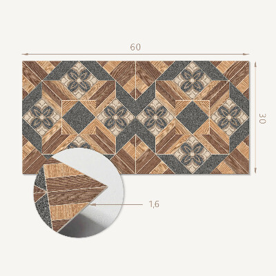 Panneau décoratif intérieur Motif à motifs floraux