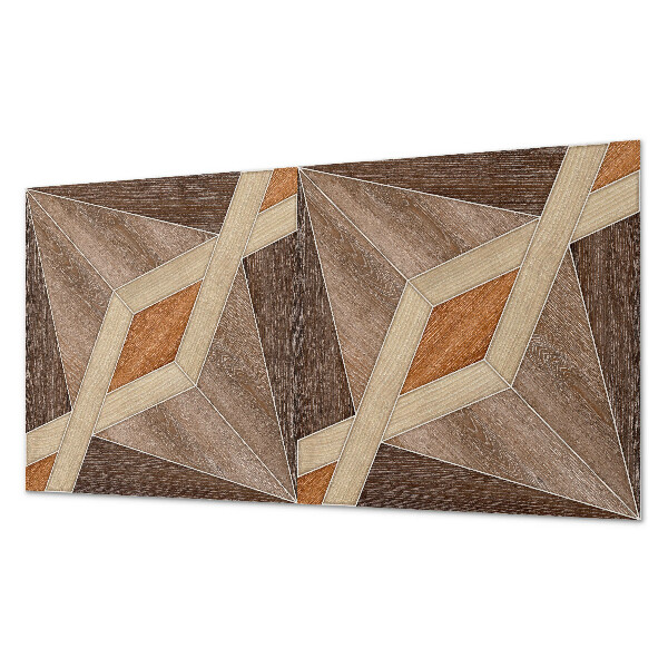 Panneau décoratif intérieur Motif géométrique en bois