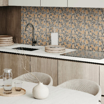 Revêtement mural intérieur Motif de mosaïque en pierre