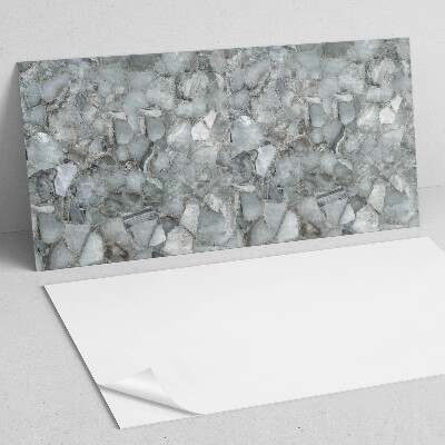 Panneau mural pvc Mosaïque de pierre avec veines