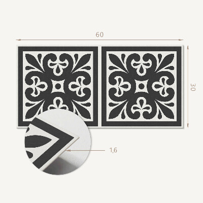 Panneau mural pvc Motif aux motifs élégants