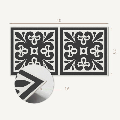 Panneau mural pvc Motif aux motifs élégants
