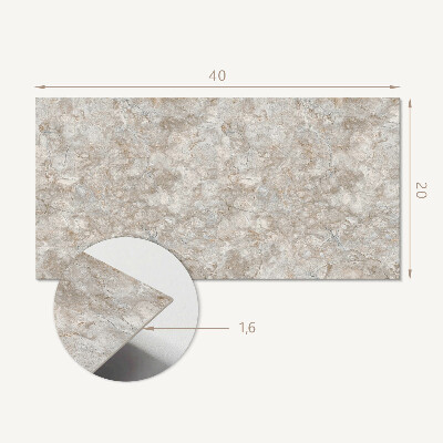 Panneau décoratif intérieur Motif en pierre naturelle