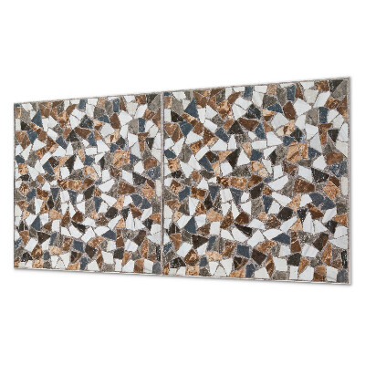 Panneau mural pvc Mosaïque de différentes formes