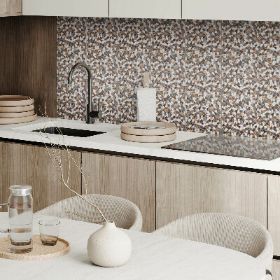 Panneau mural pvc Mosaïque de différentes formes