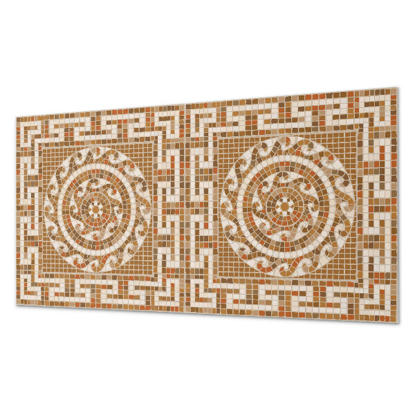 Panneau décoratif intérieur Mosaïque à motif circulaire