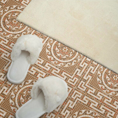 Panneau décoratif intérieur Mosaïque à motif circulaire