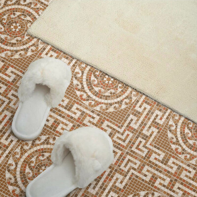 Panneau décoratif intérieur Mosaïque à motif circulaire