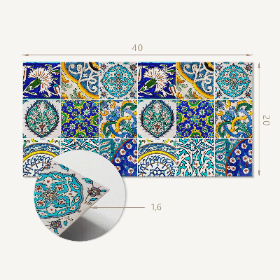 Revêtement mural intérieur Motifs céramiques en mosaïque