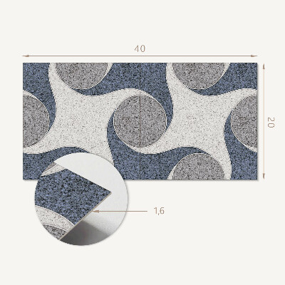 Panneau décoratif intérieur Motif de mosaïque abstrait