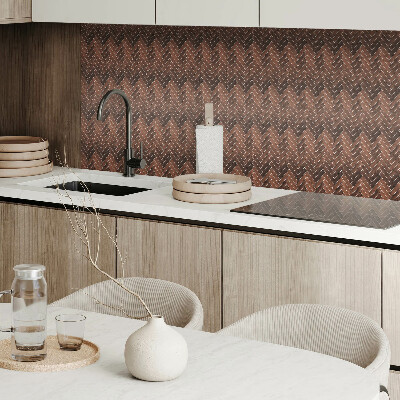 Panneau mural pvc Motif en bois à chevrons