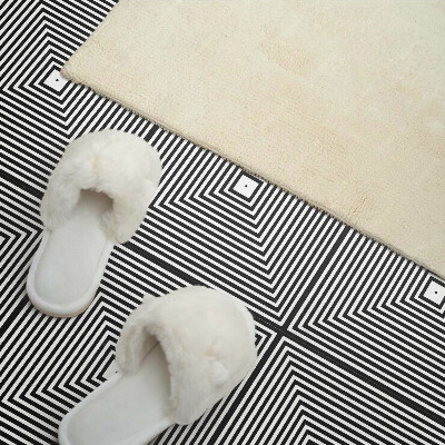 Panneau décoratif intérieur Lignes concentriques dans des carrés