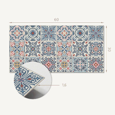 Panneau décoratif intérieur Motifs de style mosaïque