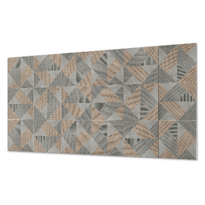 Revêtement mural intérieur Motif de triangle géométrique