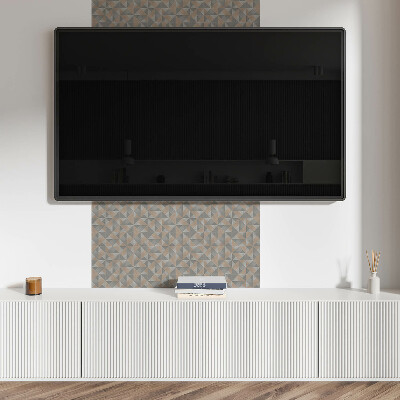 Revêtement mural intérieur Motif de triangle géométrique