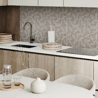 Revêtement mural intérieur Motif de triangle géométrique