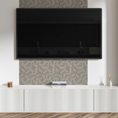 Revêtement mural intérieur Motif de triangle géométrique