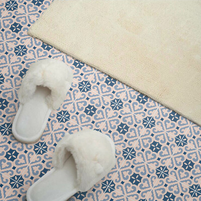 Panneau mural pvc Motif avec ornements sur carreaux