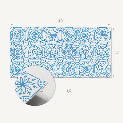 Panneau décoratif intérieur Motifs en céramique à carreaux