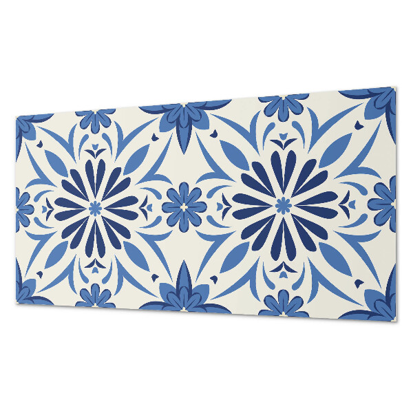 Panneau décoratif intérieur Motif floral sur le fond