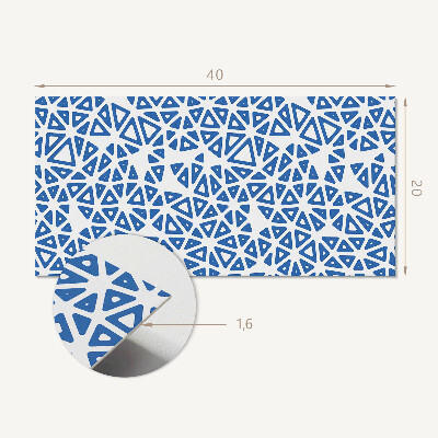 Panneau mural pvc Motif triangulaire abstrait