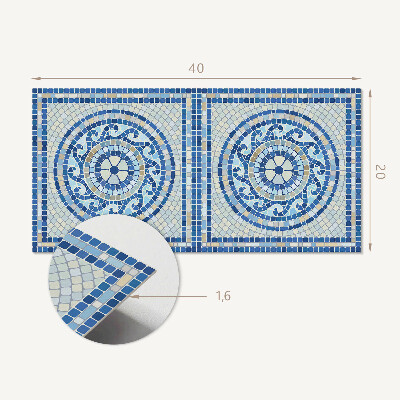 Panneau décoratif intérieur Mosaïque aux nuances du ciel