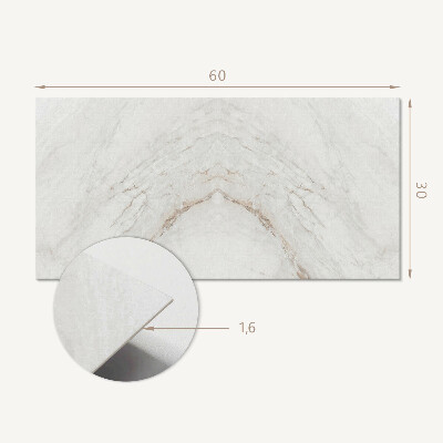 Revêtement mural intérieur Motif de marbre élégant