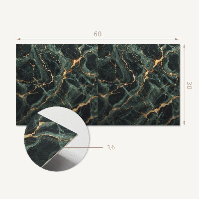 Panneau mural pvc Motif en marbre avec veines