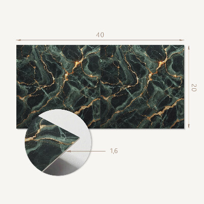 Panneau mural pvc Motif en marbre avec veines