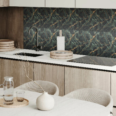 Panneau mural pvc Motif en marbre avec veines