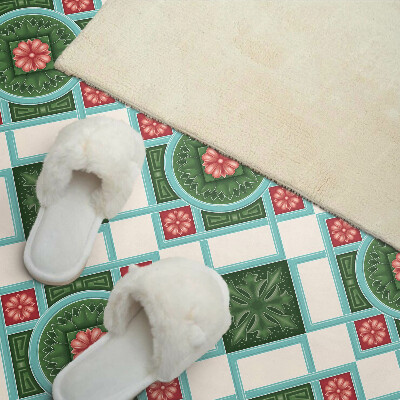 Panneau décoratif intérieur Motif floral dans un losange