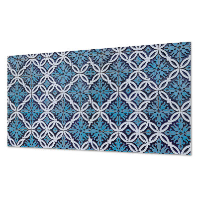 Revêtement mural intérieur Motif géométrique avec un motif floral