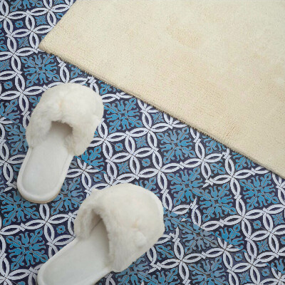 Revêtement mural intérieur Motif géométrique avec un motif floral