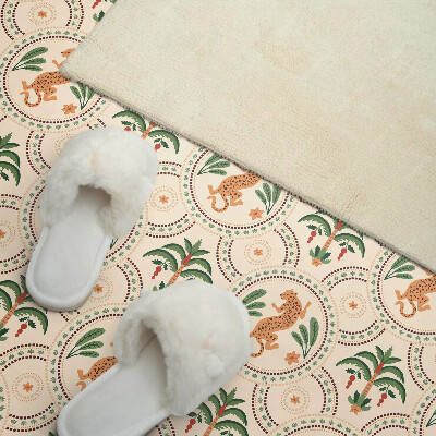 Panneau décoratif intérieur Imprimé léopard tropical