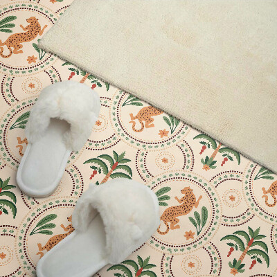 Panneau décoratif intérieur Imprimé léopard tropical