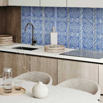 Panneau mural pvc Motif floral en mosaïque