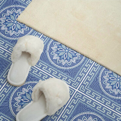 Panneau mural pvc Motif floral en mosaïque