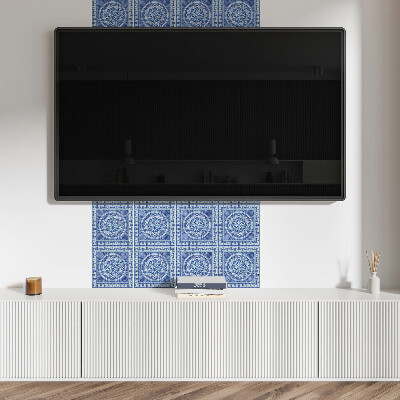 Panneau mural pvc Motif floral en mosaïque