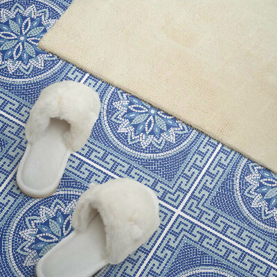 Panneau mural pvc Motif floral en mosaïque