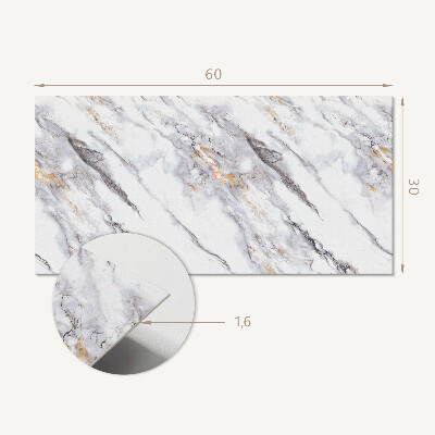 Panneau décoratif intérieur Motif de marbre élégant