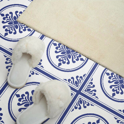 Panneau décoratif intérieur Motif avec des cercles et des fleurs