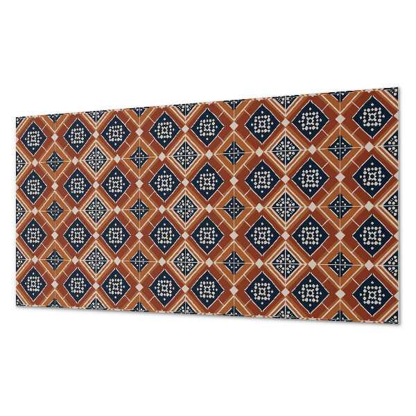 Panneau mural pvc Géométrie en bruns et blancs