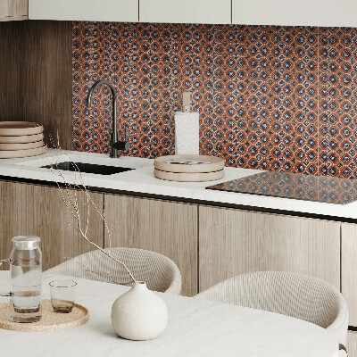 Panneau mural pvc Géométrie en bruns et blancs