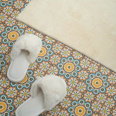 Revêtement mural intérieur Motif mosaïque avec des fleurs