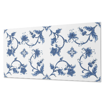 Panneau mural pvc Motif floral sur le fond