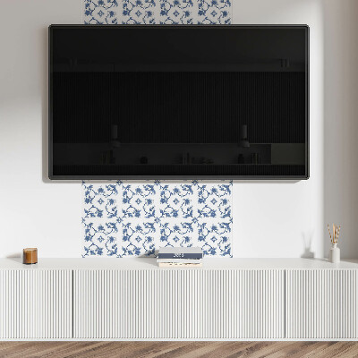 Panneau mural pvc Motif floral sur le fond