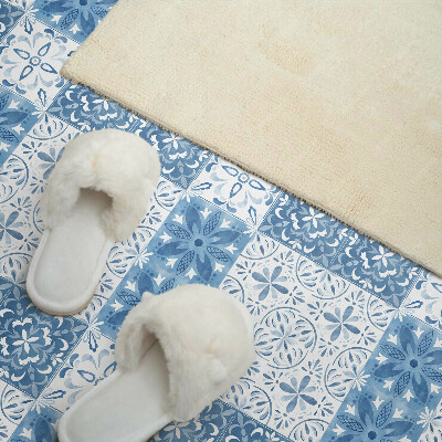 Revêtement mural intérieur Motif floral sur les carreaux