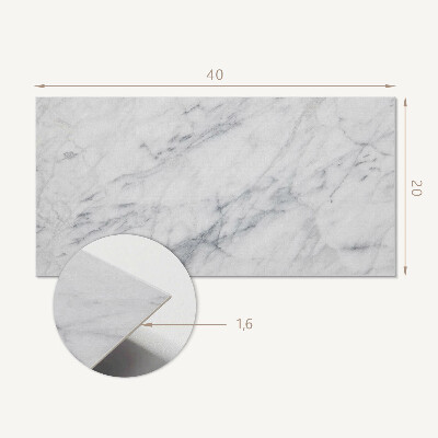 Panneau mural pvc Motif de marbre veiné