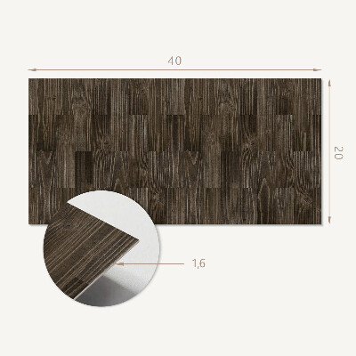 Panneau décoratif intérieur Motif de planche de bois