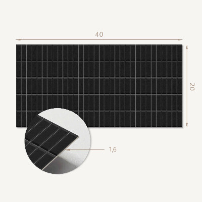 Panneau mural pvc Boîtes disposées régulièrement